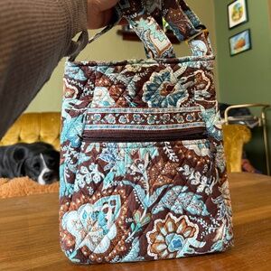 Vintage Vera Bradley Java Blue Crossbody